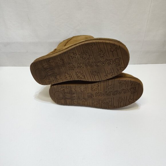 Bearpaw Suede Upper Sheepskin Wool Lining 608W-Emma Short US 8 Boots TPR Outsole - Picture 7 of 9